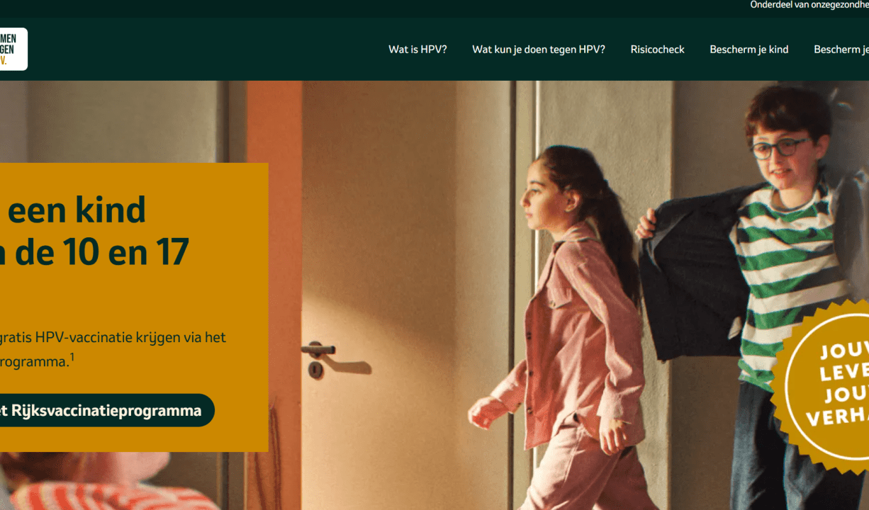 samen tegen hpv campagne